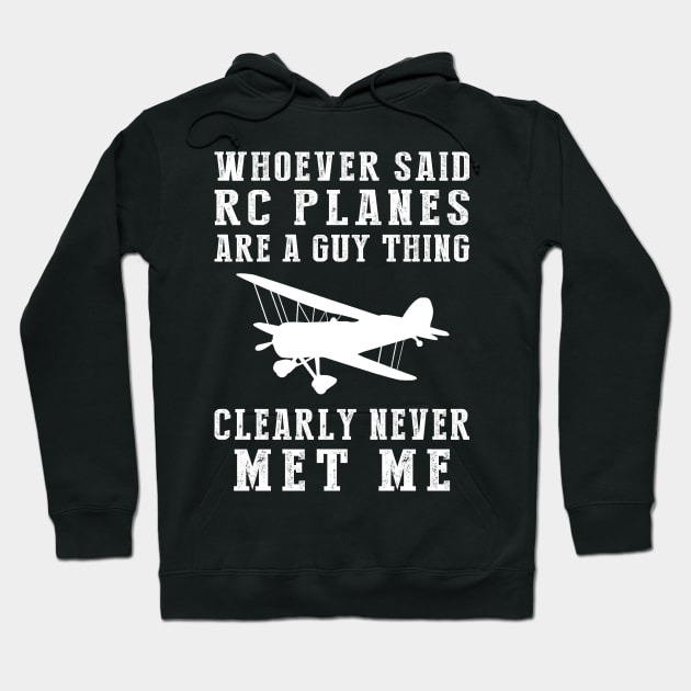 Soaring Gender Equality: RC-Plane Pilot! Hoodie by MKGift